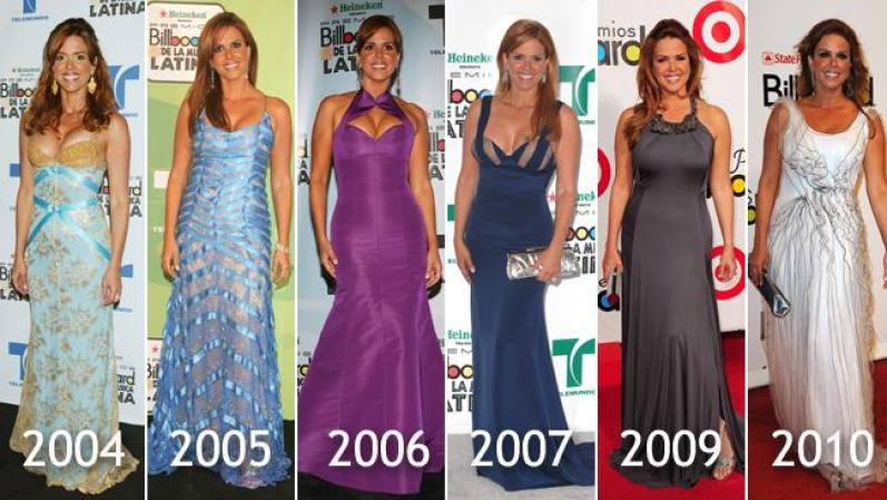 María Celeste Arraras<br /><br />Aquí podemos comprobar cómo el look de la conductora fue transformándose a través de los años, hasta llegar al look chic, clásico y elegante que vimos en las últimas alfombras rojas.