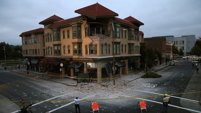 Imágenes de los daños causados tras el temblor de 6.1 grados Richter durante la madrugada del 24 de agosto del 2014 en Napa, California.