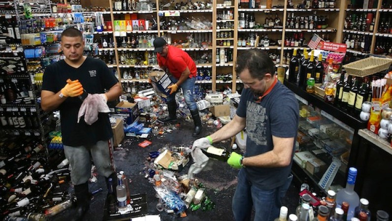 Napa, California, fue la zona más afectada durante el sismo de 6.0 grados que se sintió la madrugada del 24 de agosto.