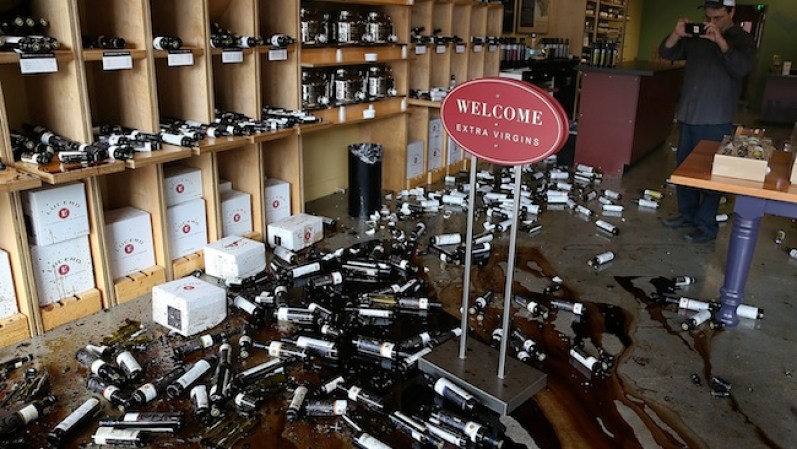 Napa, California, fue la zona más afectada durante el sismo de 6.0 grados que se sintió la madrugada del 24 de agosto.
