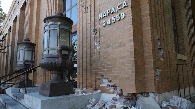 Napa, California, fue la zona más afectada durante el sismo de 6.0 grados que se sintió la madrugada del 24 de agosto.