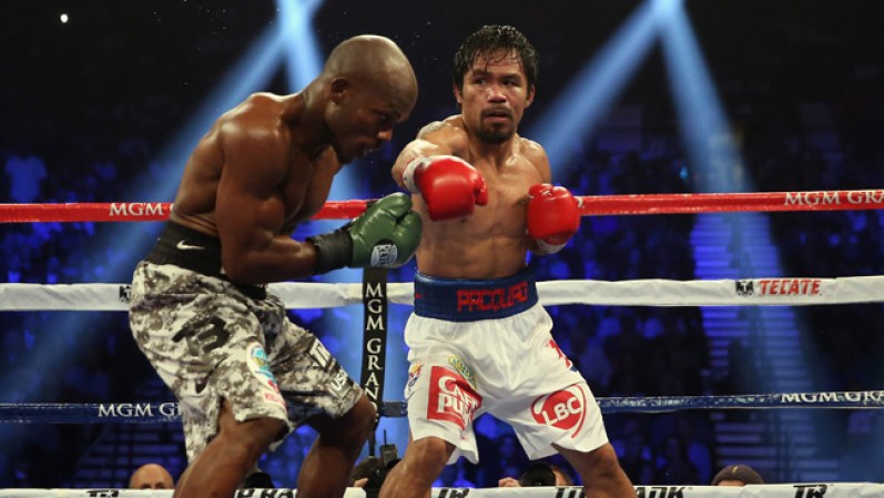 El filipino Manny Pacquiao recuperó el sábado su título de peso welter de la Organización Mundial de Boxeo al derrotar en la revancha por decisión unánime al estadounidense Timothy Bradley, ante quien había perdido el cetro en 2012.