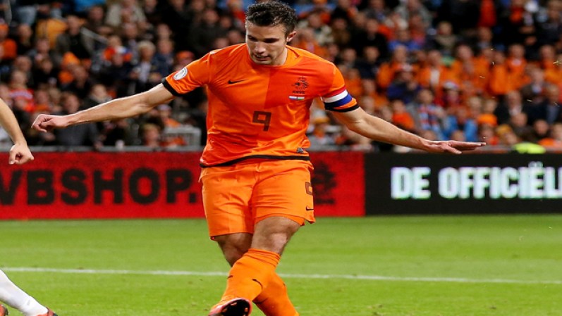Robin Van Persie, delantero holandés del Manchester United.