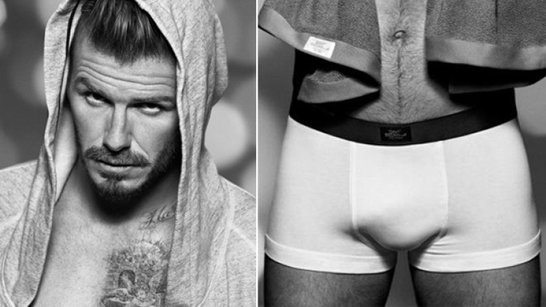DICIEMBRE, 2012: David Beckham celebra la navidad con una nueva colección de moda para la cadena de tiendas H & M. A continuación las reveladoras imágenes.