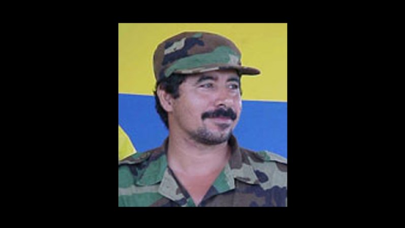 Abelardo Caicedo, alias Solís Almeida, segundo al mando del Bloque Caribe y miembro del Estado Mayor de las Farc. Se ofrecen $2.5 millones por su cabeza.