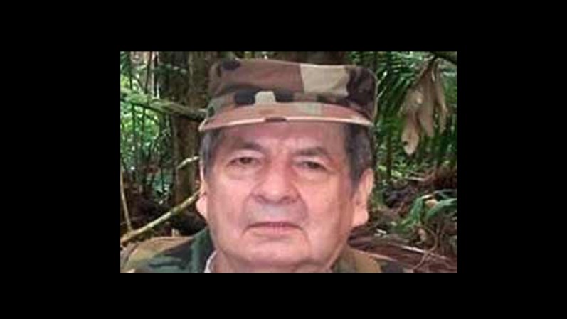 Miguel Ángel Pascuas, alias 'Sargento Pascuas', jefe del frente 6to de las Farc y miembro del Estado Mayor Conjunto. El gobierno Obama ofrece $2.5 millones por su cabeza.