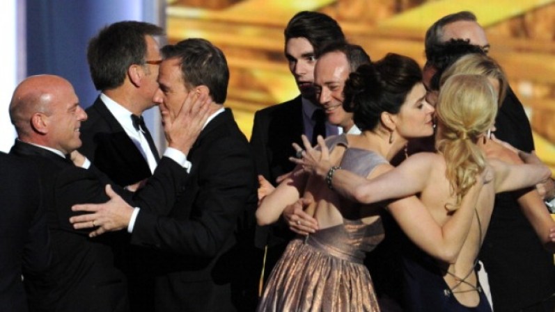 Si se tuviera que hablar de un ganador de la noche, sin duda, hablaríamos de la serie "Breaking bad" que se llevó el premio a la mejor serie dramática entre otros.