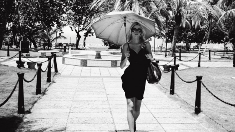"Ibis": Ibis Gonzales en el Hotel Nacional. Hasta hace poco, los cubanos no podían ir a los hoteles, excepto si eran empleados. Habana, 2010.