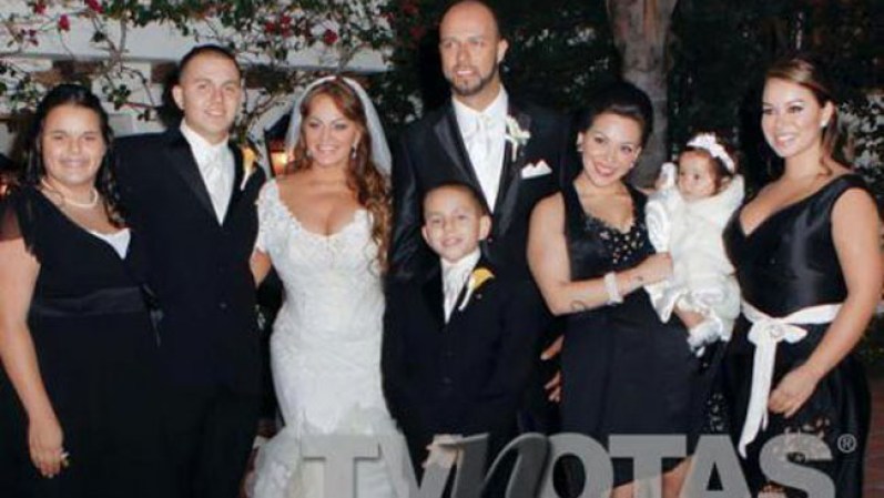 Toda la familia estuvo presente apoyando a Jenni en éste que sería su tercer matrimonio.