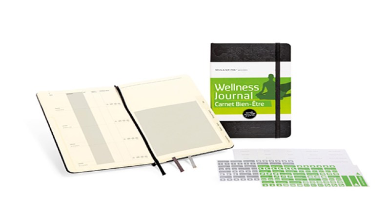 Esta agenda planeador puede ayudarte a organizar tus metas y a no pedirte demasiado. Adquiérelo en moleskine.com, $20.