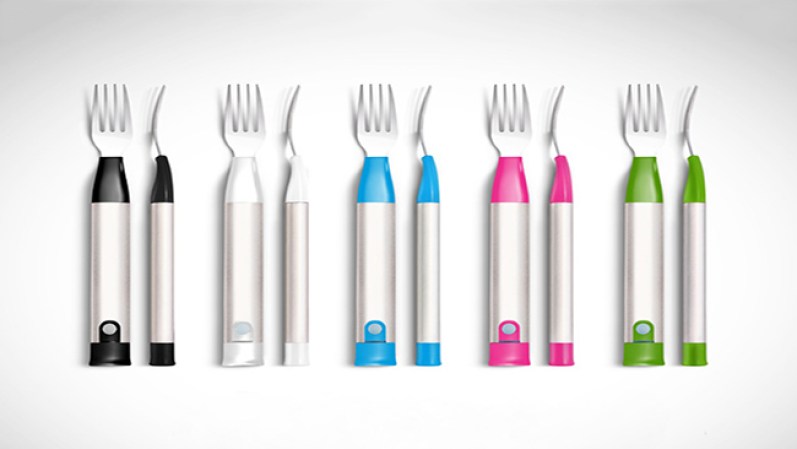 El color también puede traer alegría a nuestra mesa.<br />Disponible en brookstone.com, $100.