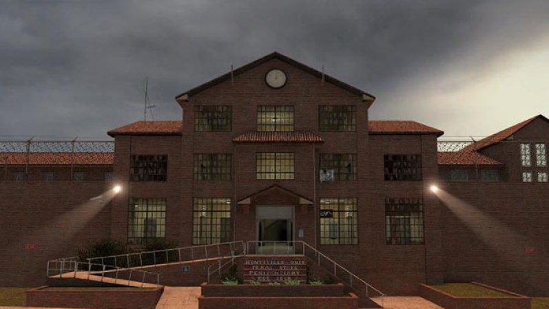 Esta es la cárcel de estatal de Huntsville (Texas), donde son ejecutadas las personas condenadas a pena de muerte en este estado.