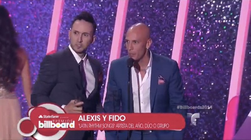 Alex y Fido unos de los ganadores de la noche.