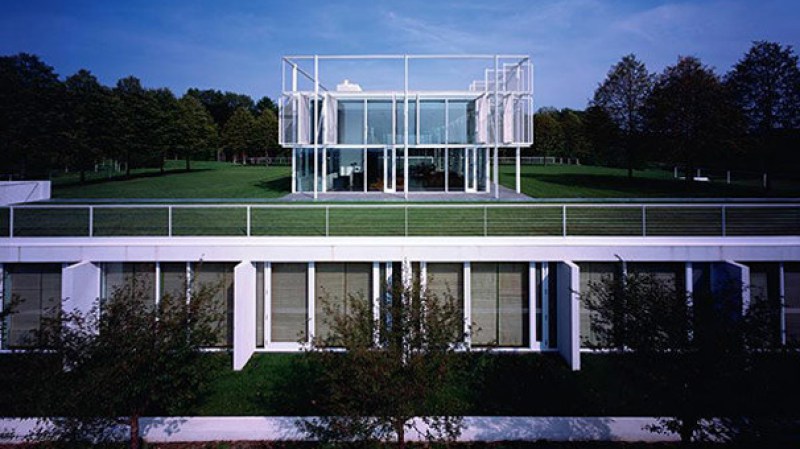 La casa de cristal está localizada al norte de Nueva York.