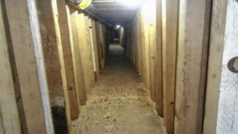Descubren narcotúnel fronterizo