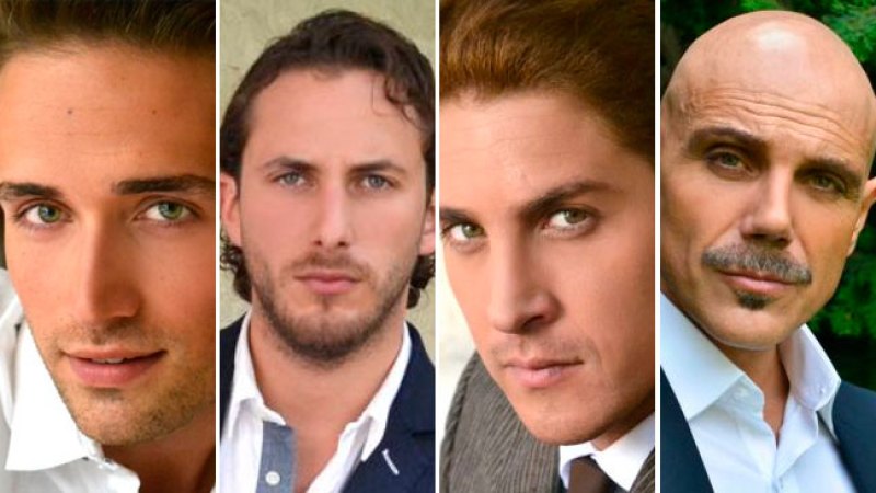De izq. a der. Mauricio Henao, Sebastián Zurita, Jonathan Islas, Manuel Landeta.