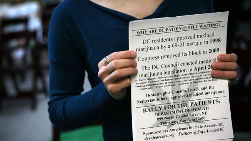 Multa no cárcel por marihuana en D.C.