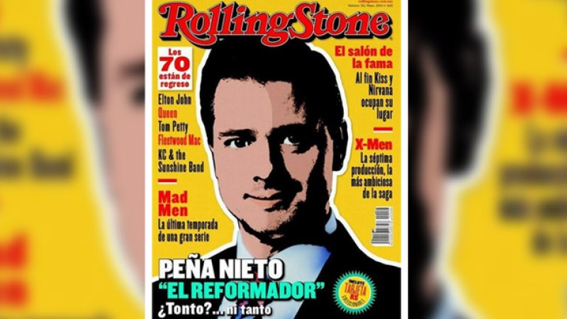 Peña Nieto encabeza "Rolling Stone"