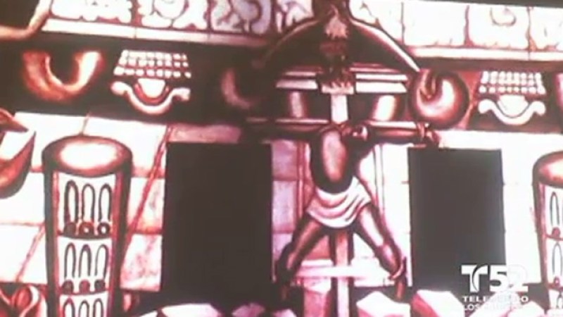 El mural olvidado de este gran artista mexicano, de nuevo es admirado por todos.