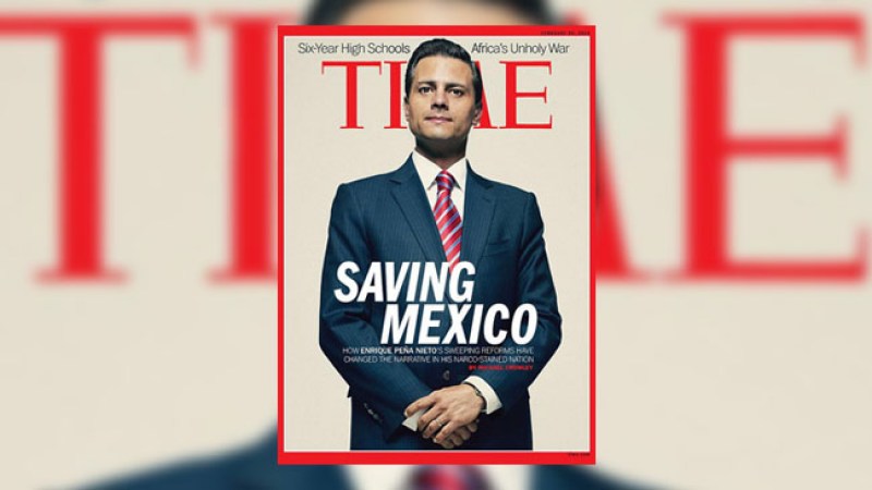 Enrique Peña Nieto en portada de Time
