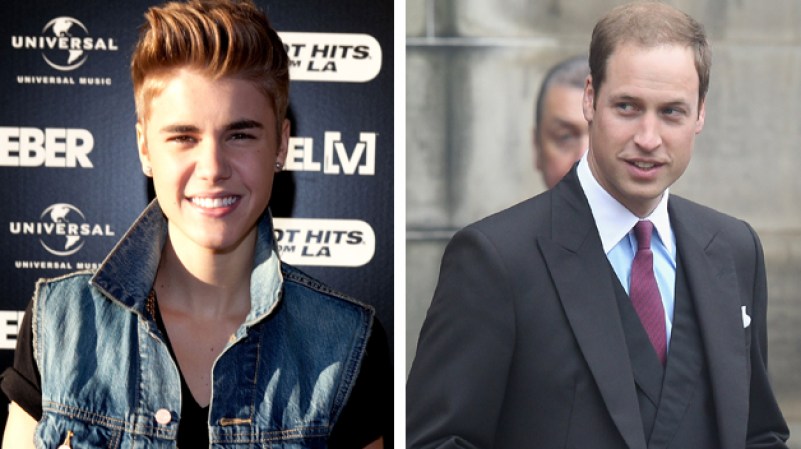 Justin Bieber se burló del príncipe Guillermo diciendo que no entiende por qué no toma acción ante su visible caída de cabello. “Digo, hay cosas para prevenir esas cosas en estos tiempos, como Propecia”, dijo el cantante.