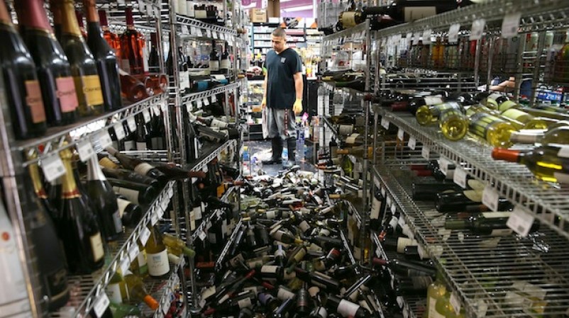 Napa, California, fue la zona más afectada durante el sismo de 6.0 grados que se sintió la madrugada del 24 de agosto.