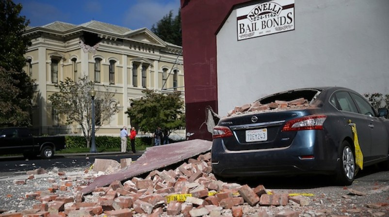 Napa, California, fue la zona más afectada durante el sismo de 6.0 grados que se sintió la madrugada del 24 de agosto.