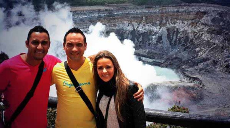 Andrea Salas: dejó el modelaje para seguir a Keylor Navas.