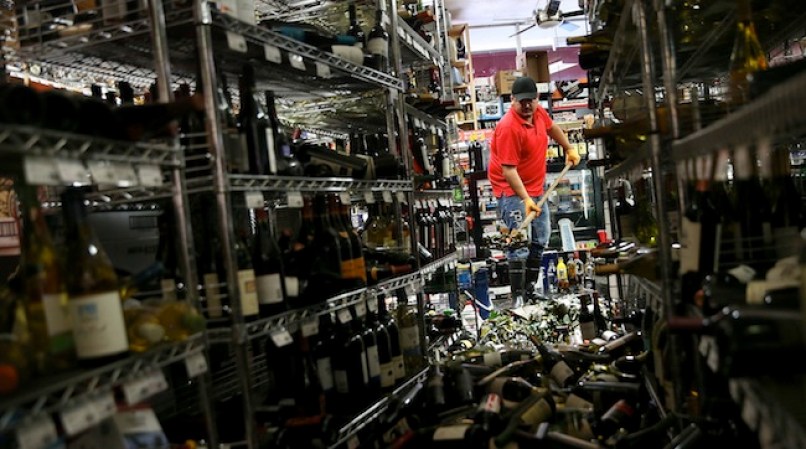 Napa, California, fue la zona más afectada durante el sismo de 6.0 grados que se sintió la madrugada del 24 de agosto.