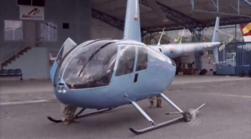 Como este helicóptero que regaló a su madre.