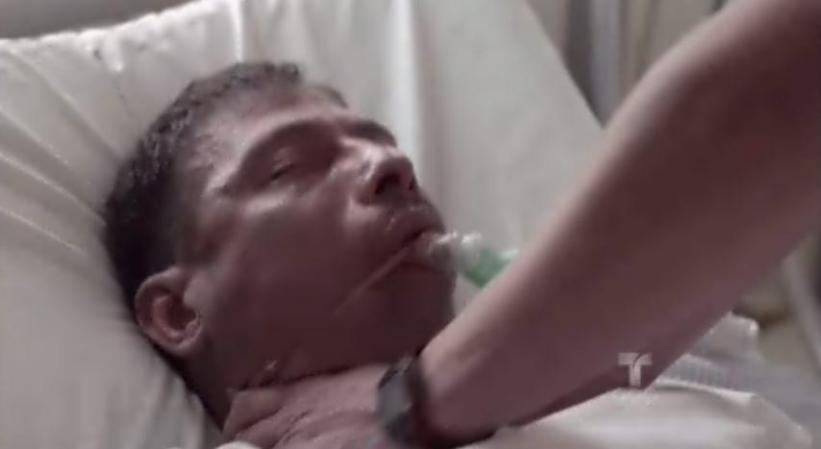 Pero Escobar, para vengar la muerte de su hermano, se asegura que no salga vivo del hospital.