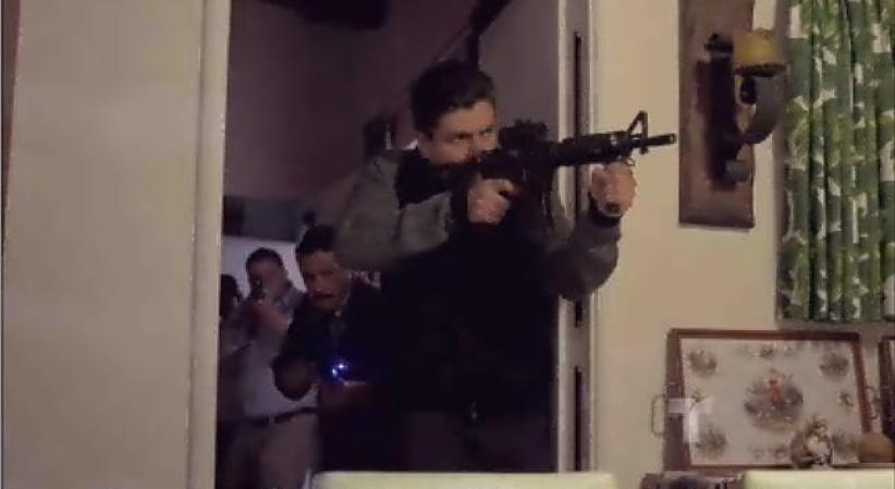 La Policía llega al lugar donde Pablo Escobar se escondía.