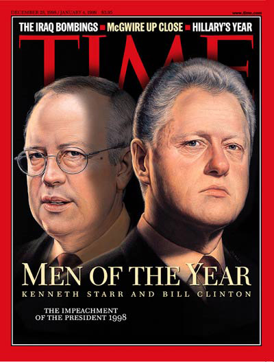 1998: Kenneth Starr y Bill Clinton