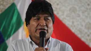 El expresidente de Bolivia, Evo Morales