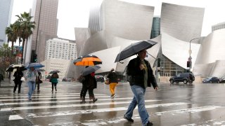 Downtown LA Rain