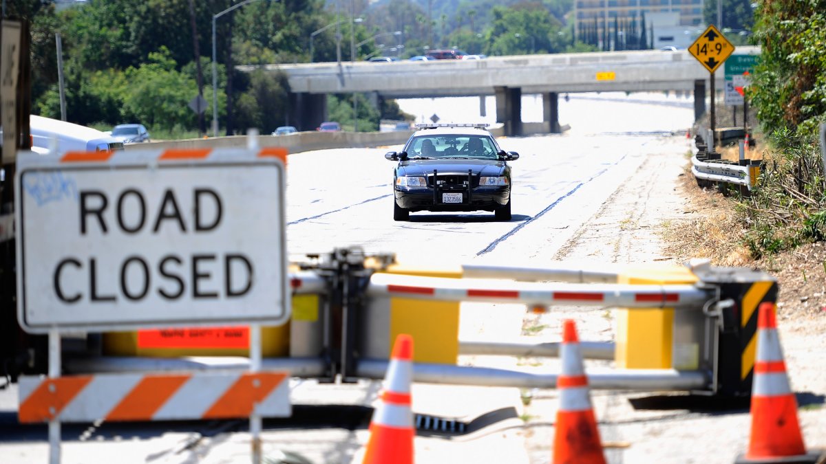 Cierre de carriles en la autopista 10 – Telemundo 52