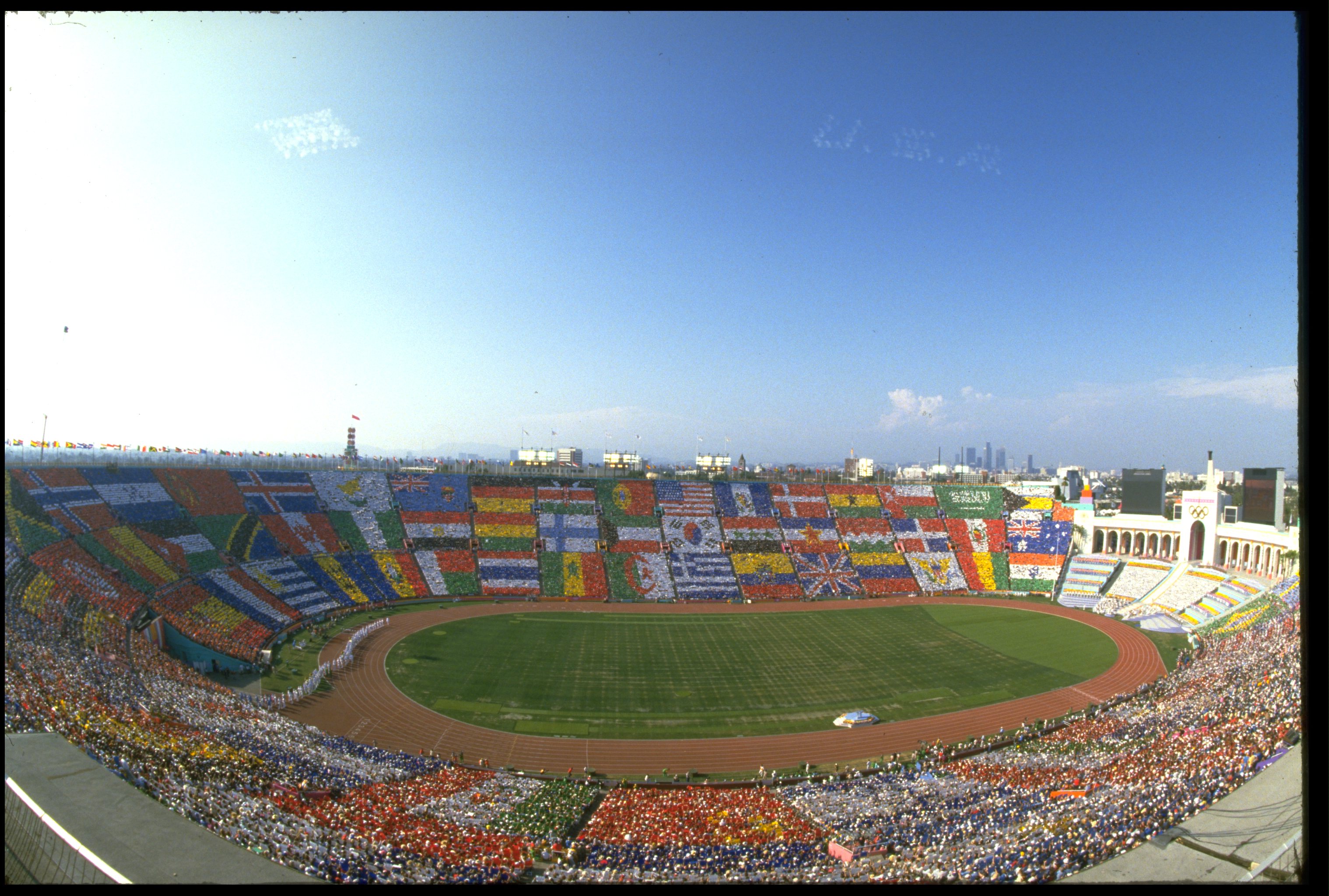 Fotos de la ceremonia de apertura de los Juegos Olímpicos de 1984