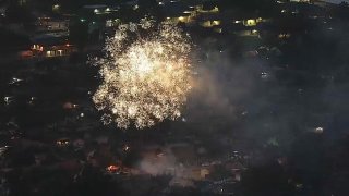 File image of illegal fireworks in the South Bay.