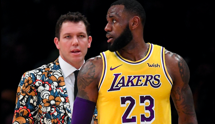 LeBron and Luke Walton