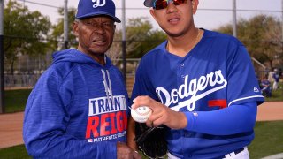 Manny Mota and Julio Urias