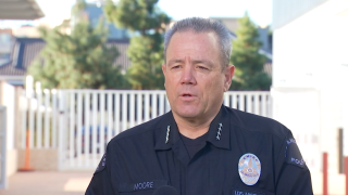 LAPD Chief Michel Moore in NBCLA interview