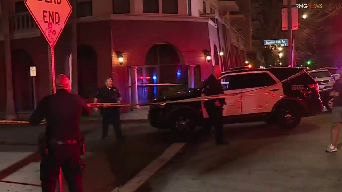 Disparos en el centro de Los Ángeles deja a un hombre muerto y otro
