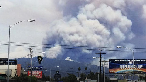 incendio maleza azusa duarte california knbc telemundo 52 los angeles