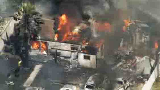 incendio negocio montclair california telemundo 52 los angeles