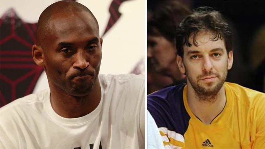 kobe bryant pau gasol lakers los angeles chicago bulls telemundo 52 los angeles