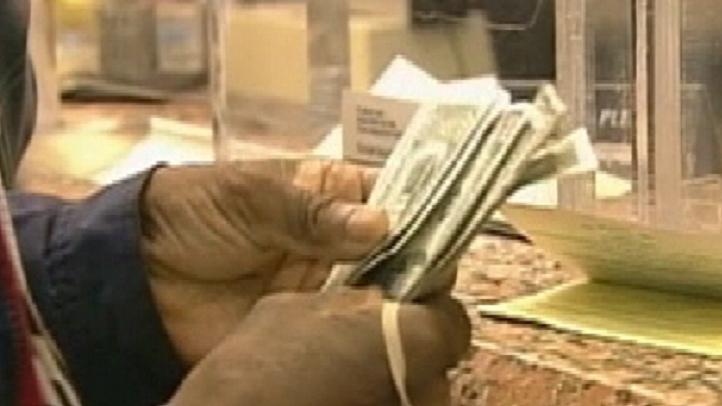 man holding money
