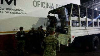 Guardia Nacional llega a estación migratoria en Chiapas