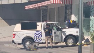 Tienda de la que secuestraron a un ciudadano polaco.