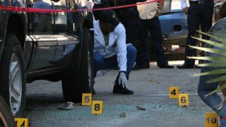 Escena de crimen en México