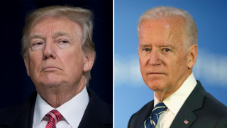 Foto de archivo de Donald Trump (izquierda) y Joe Biden (derecha).